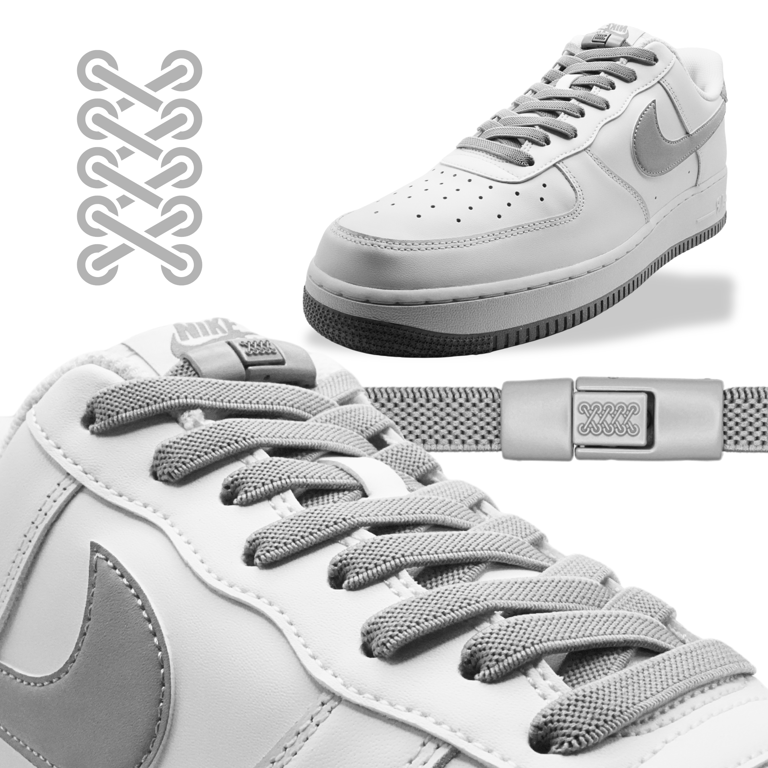 Flat Elastic Shoelaces